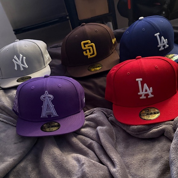 New Era Other - New Era MLB Team Caps in Red, Purple, Brown, Blue, and Gray